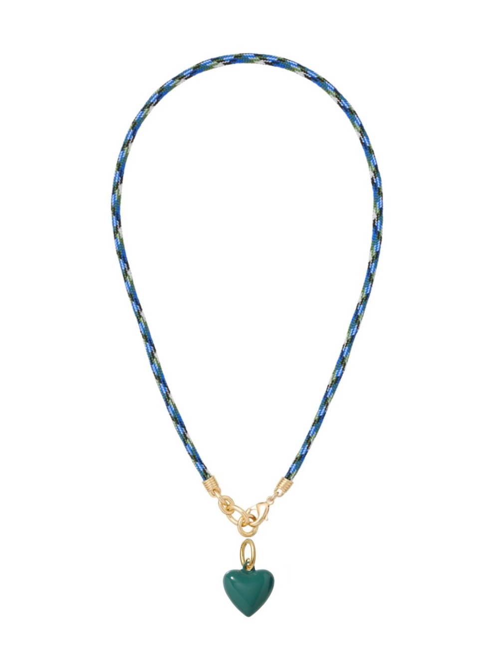 NWOT Roxanne Assoulin The Happy Cord Charm Necklace